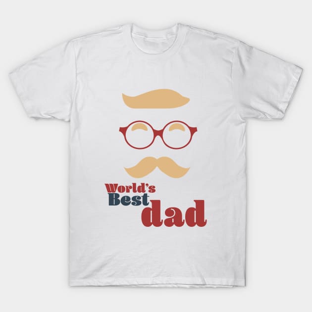 World's Best Dad T-Shirt by nickemporium1